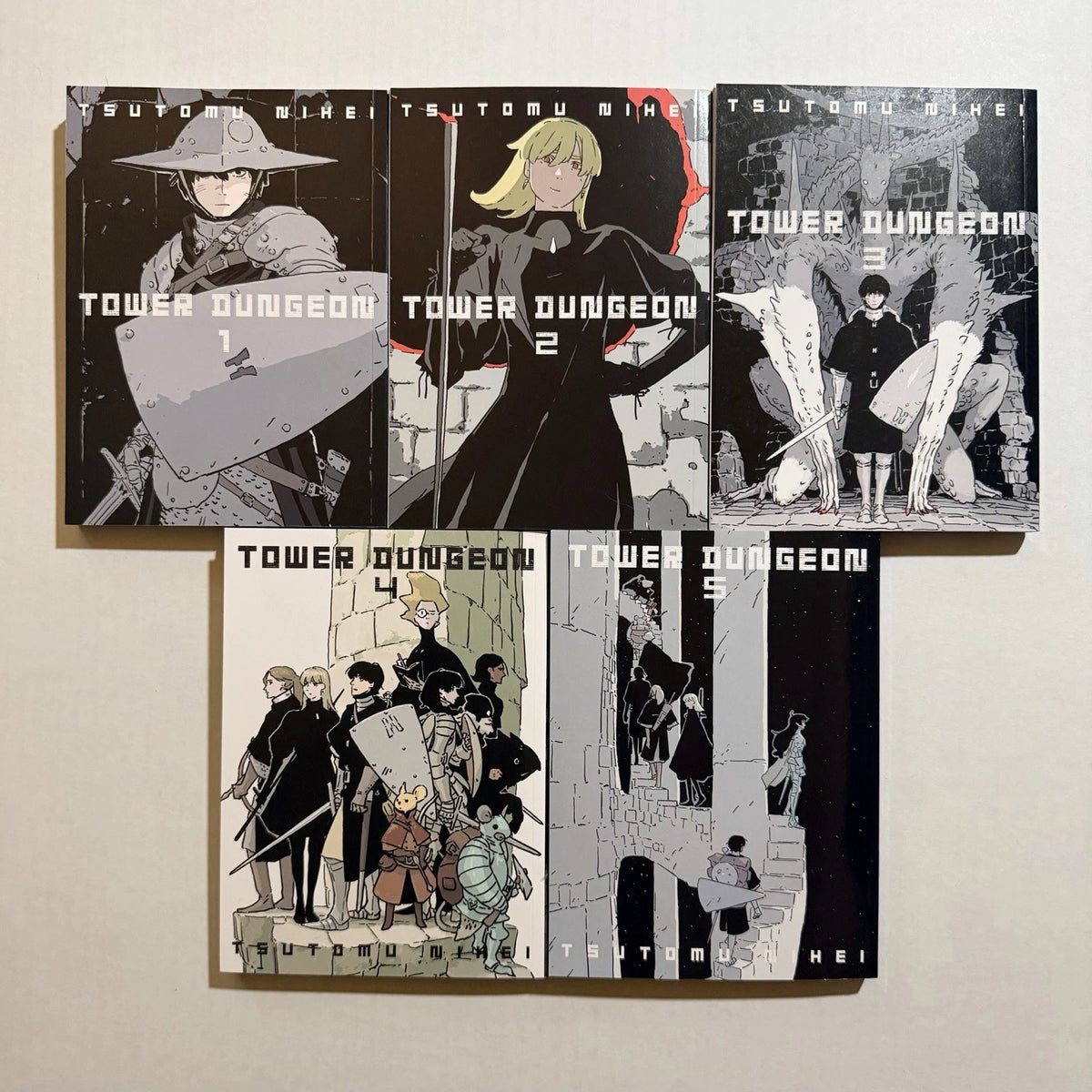 Tower Dungeon Manga Volumes 1-5 English New US Authentic Kodansha Tsutomu Nihei