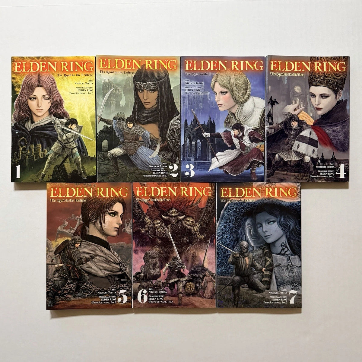 Elden Ring Manga Volumes 1-7 Brand New English Authentic Yen Press