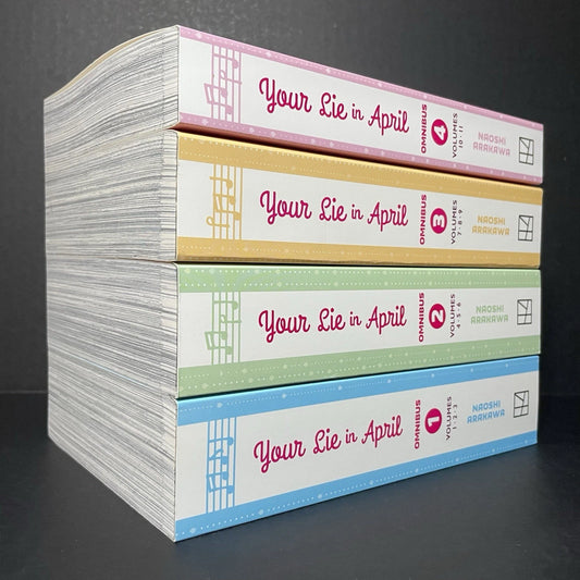 Your Lie in April Manga Omnibus Volumes 1-11 Brand New English Authentic