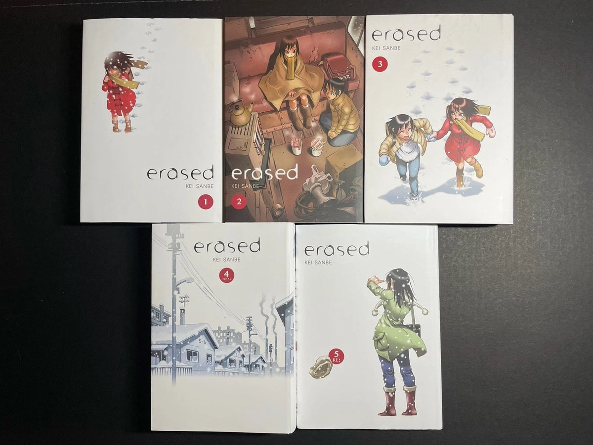 Erased Manga Hardcover Volumes 1-5 Brand New English US Authentic Yen Press