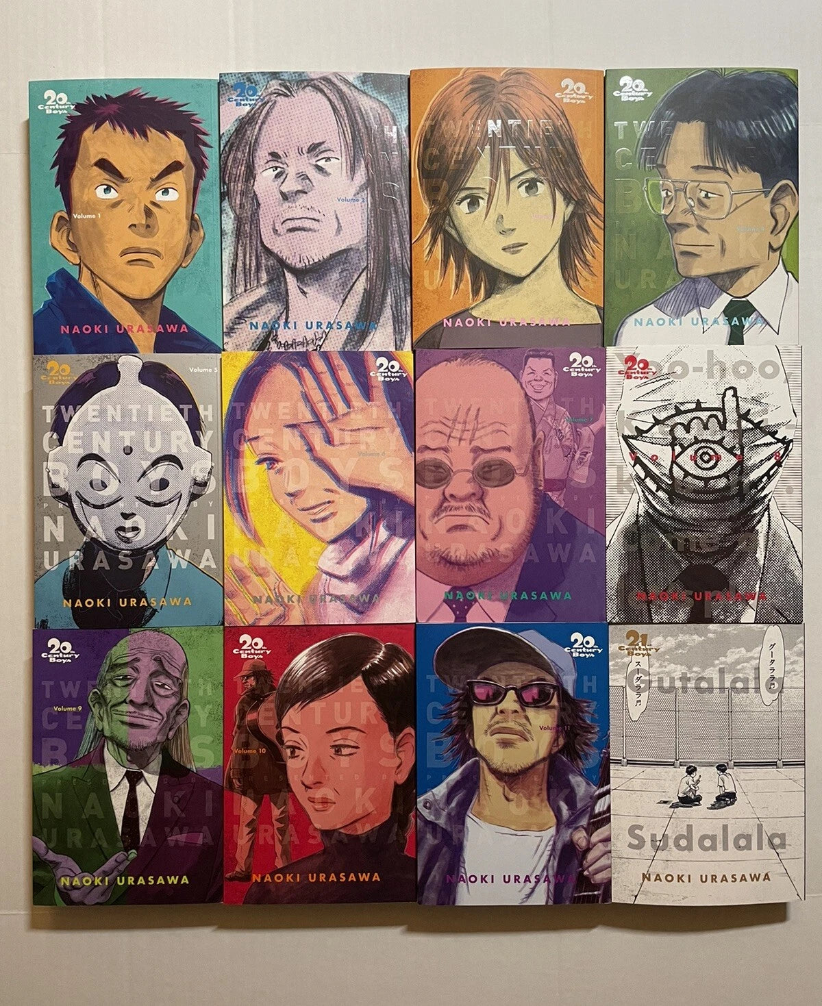 20th Century Boys Perfect Edition Manga Volumes 1-11 + 21st Century Boys New Eng