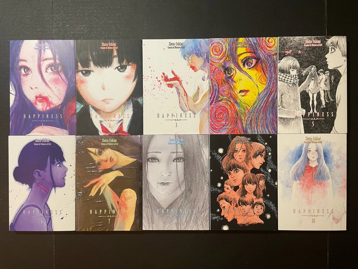 Happiness Manga Volumes 1-10 English US Authentic Brand New Kodansha