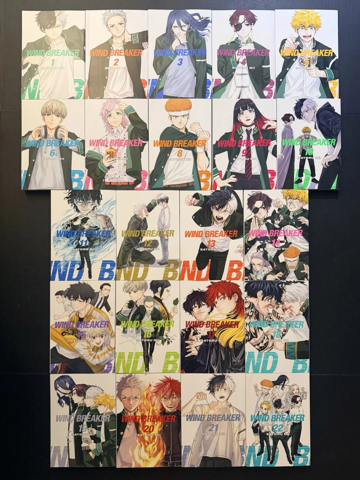 Wind Breaker Manga Volumes 1-22 English Brand New US Authentic Kodansha