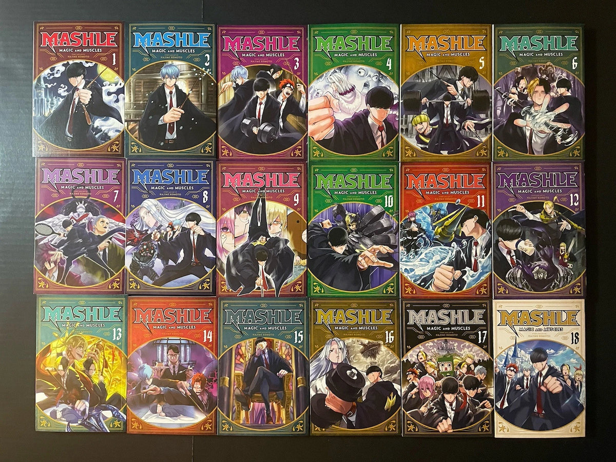 Mashle Magic and Muscles Manga Volumes 1-18 New English Authentic US Viz Media