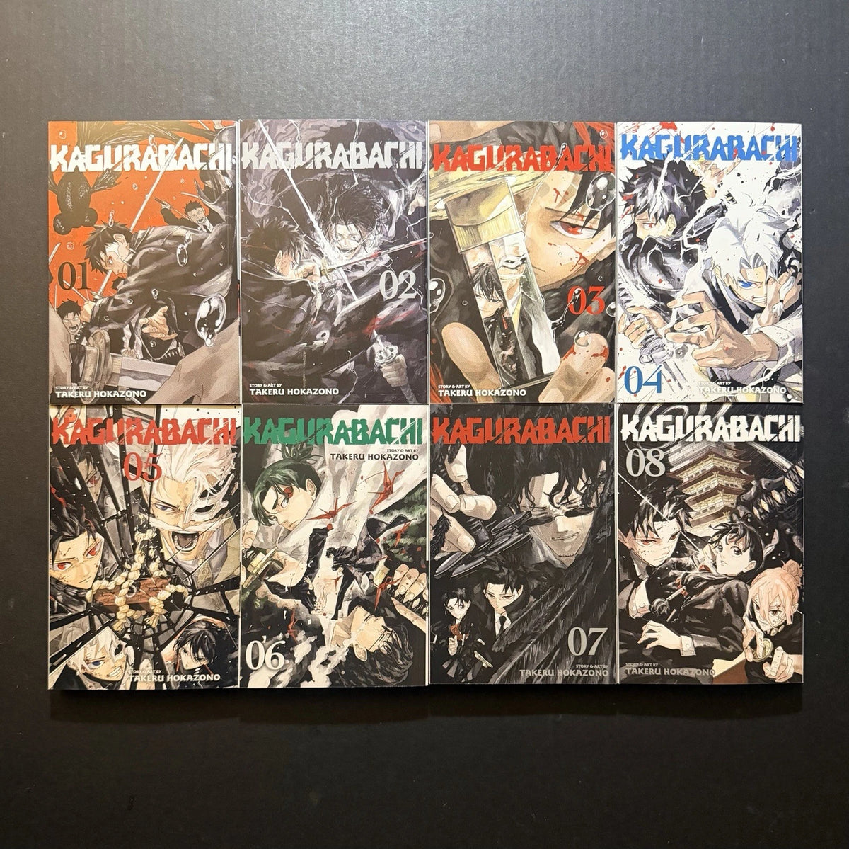 Kagurabachi Manga Volumes 1-8 Brand New English US Authentic Viz Media