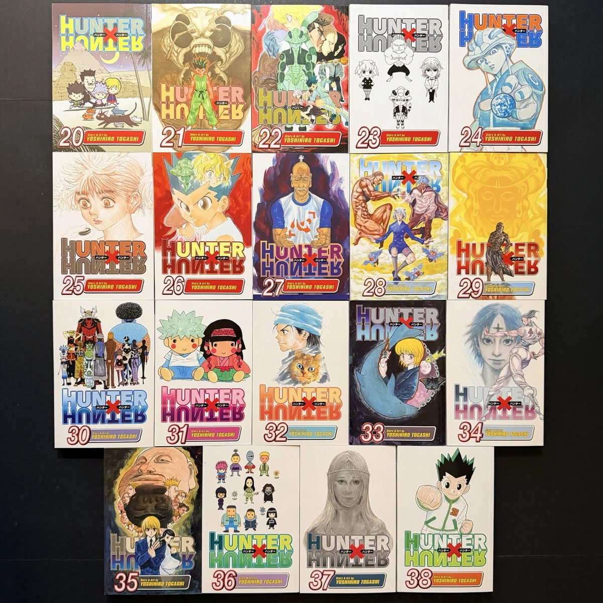 Hunter x Hunter Manga Volumes 1-38 New English Authentic US Viz Media Togashi