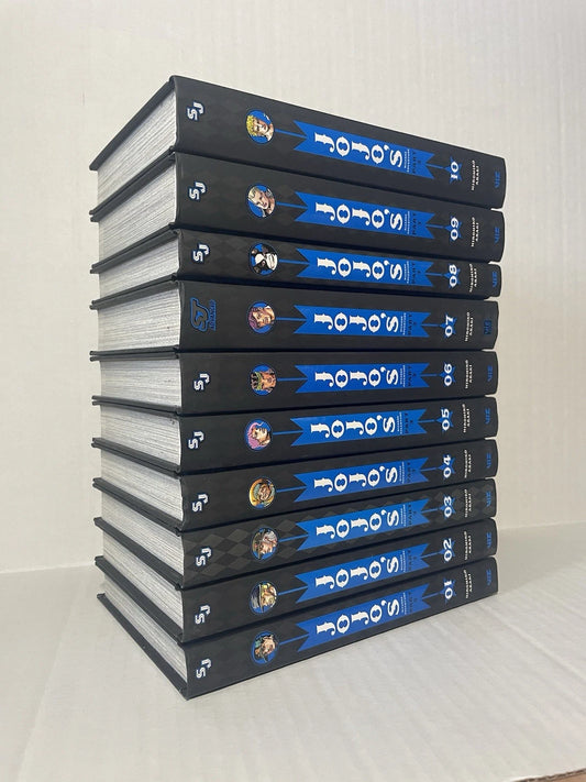 Jojo’s Bizarre Adventure Manga Part 3 Volumes 1-10 Brand New English Hardcover