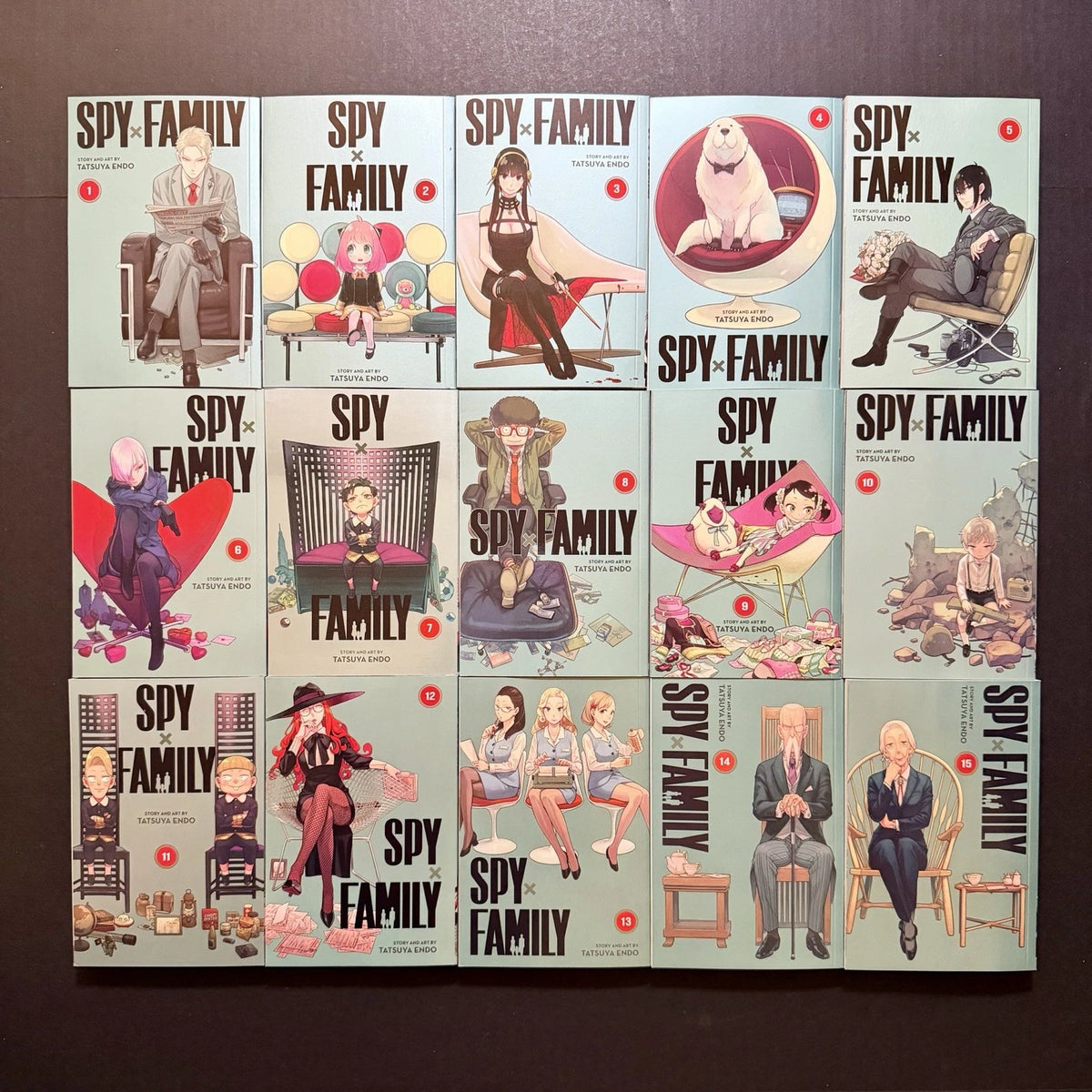 Spy x Family Manga Volumes 1-15 Brand New English US Authentic Viz Media