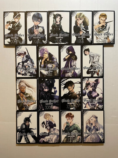 Black Butler Manga Volumes 1-33 Brand New English US Authentic Complete Set