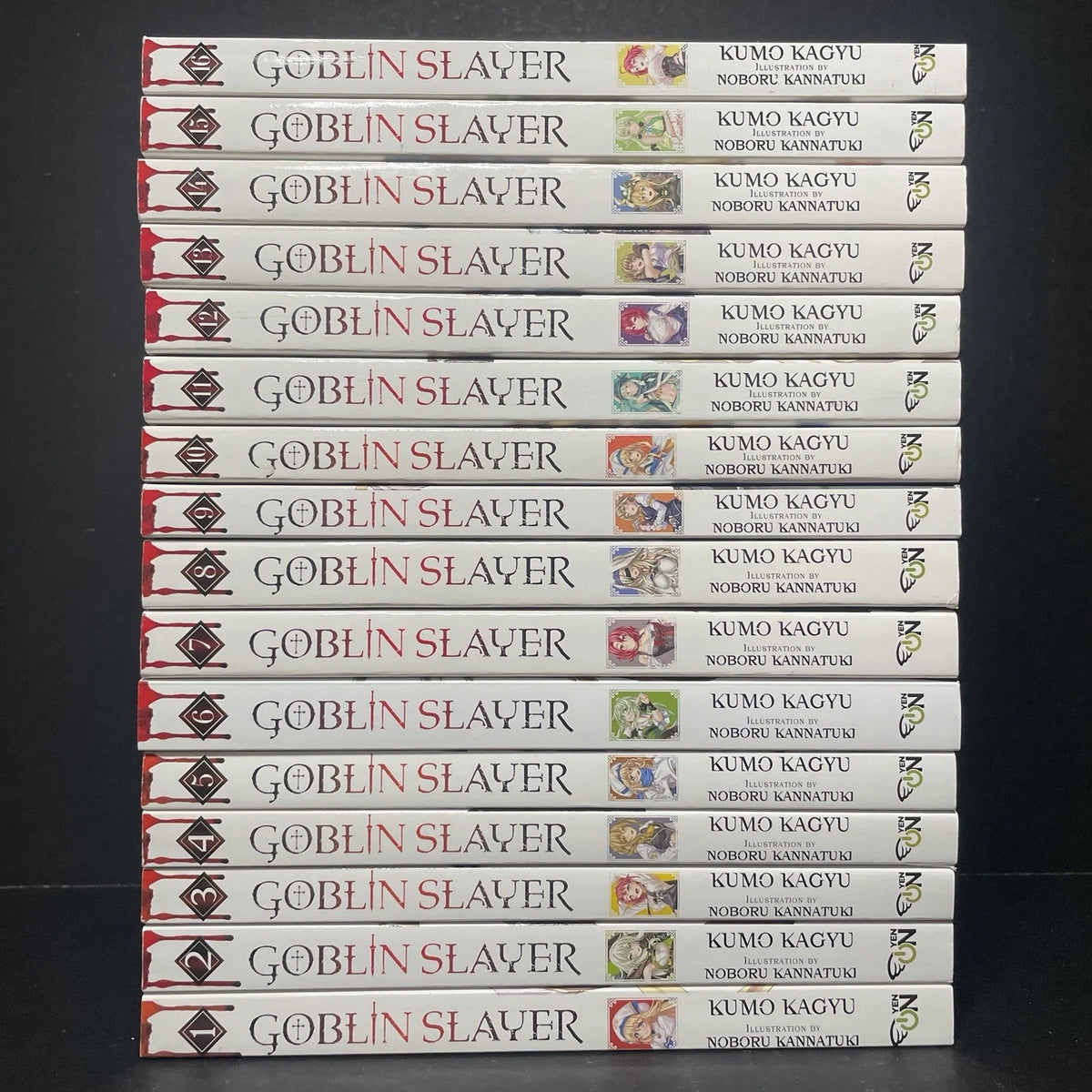 Goblin Slayer Light Novel Volumes 1-16 Brand New English US Authentic Yen Press