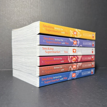 Smoking Behind the Supermarket with You Manga Volumes 1-6 English US Authentic