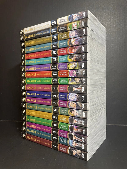 Mashle Magic and Muscles Manga Volumes 1-18 New English Authentic US Viz Media