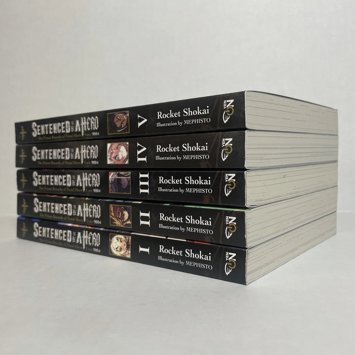 Sentenced to Be A Hero Light Novel Volumes 1-5 Brand New English US Authentic
