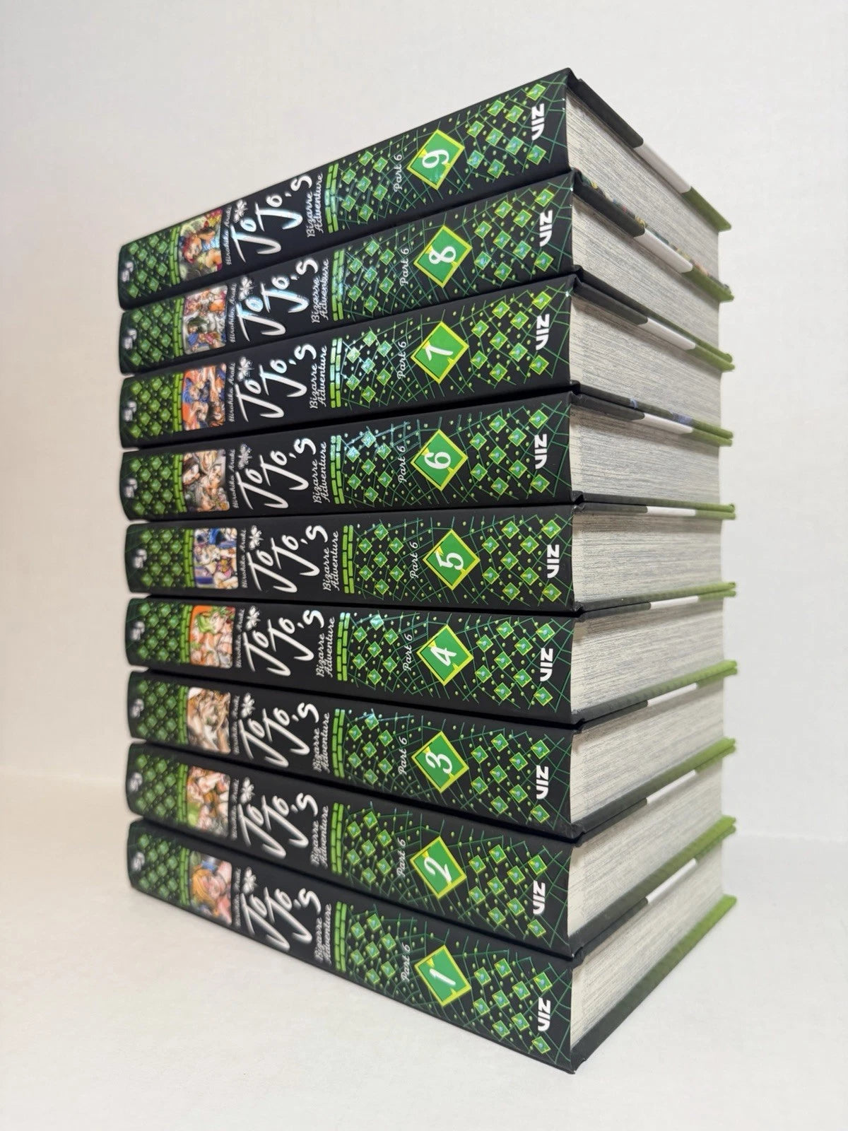 Jojo’s Bizarre Adventure Part 6 Manga Volumes 1-9 New English Viz Media HC