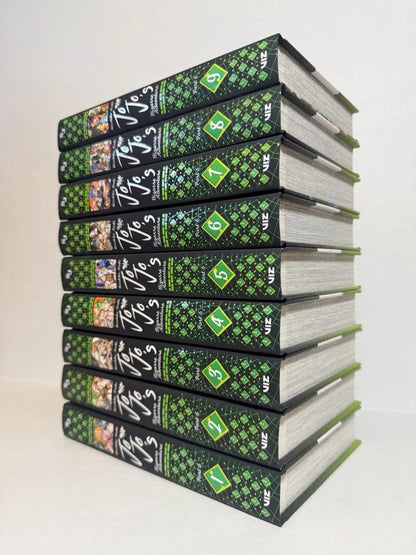 Jojo’s Bizarre Adventure Part 6 Manga Volumes 1-9 New English Viz Media HC