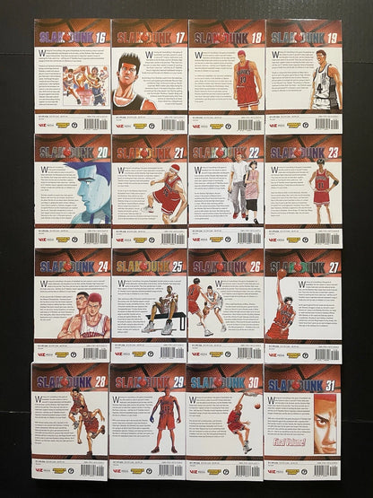 Slam Dunk Manga Volumes 1-31 Brand New Complete English Authentic Viz Media US