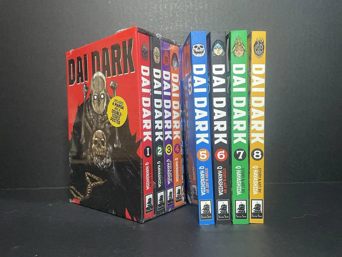 Dai Dark Manga Volumes 1-8 Includes Box Set 1 Volumes 1-4 + 5-8 Brand New Sealed