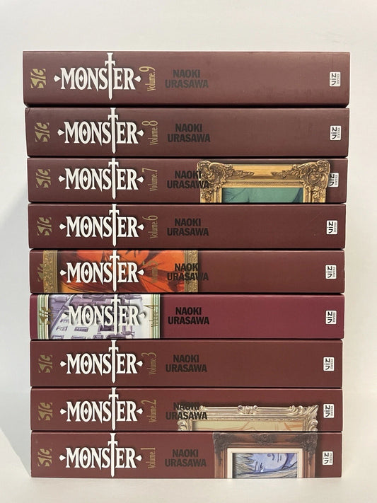 Monster Perfect Edition Manga Volumes 1-9 English Complete New Viz Media Urasawa