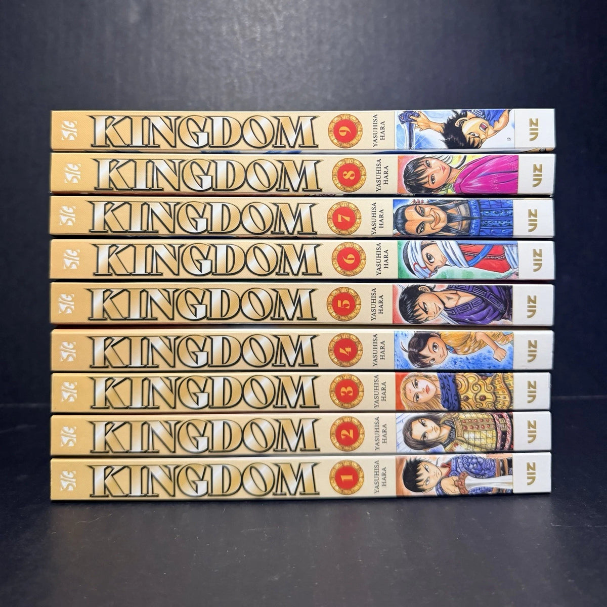 Kingdom Manga Volumes 1-9 Brand New English US Authentic Viz Media Yasuhisa Hara