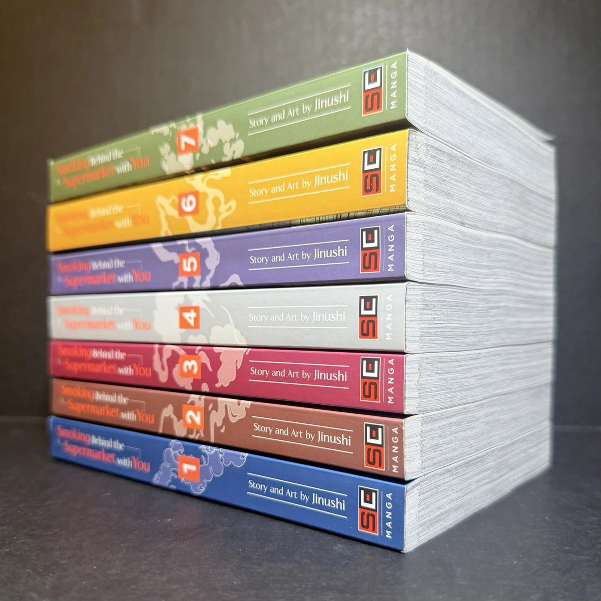 Smoking Behind the Supermarket with You Manga Volumes 1-7 English Authentic