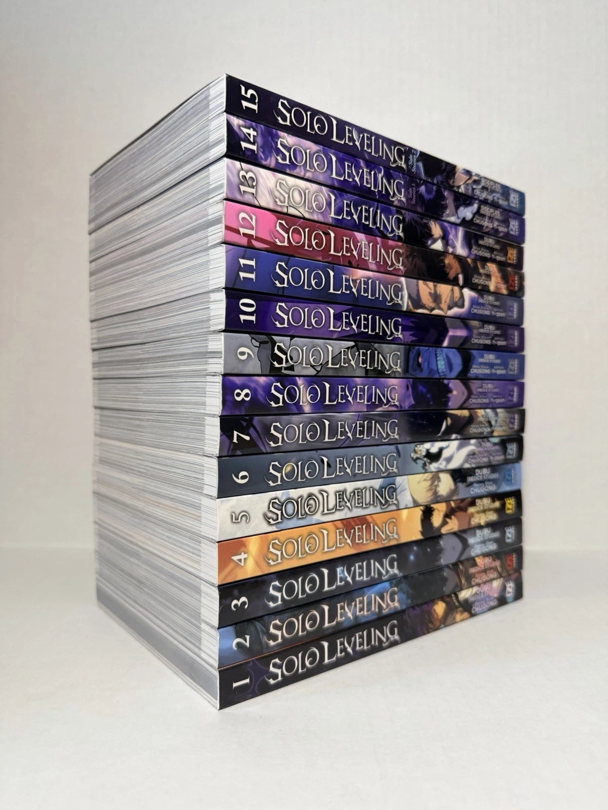 Solo Leveling Manga Manhwa Full Color Volumes 1-15 New English US Authentic