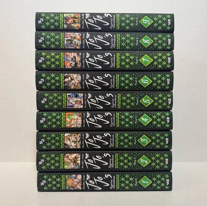 Jojo’s Bizarre Adventure Part 6 Manga Volumes 1-9 New English Viz Media HC