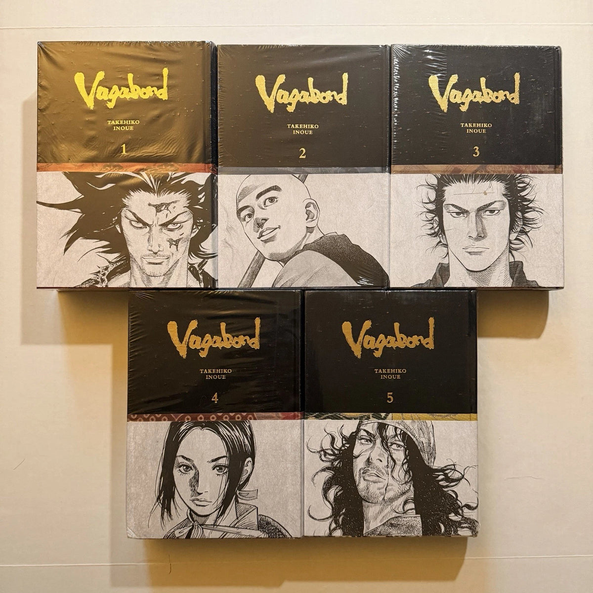 Vagabond Manga Definitive Edition Volumes 1-5 New Sealed Hardcover Viz Media