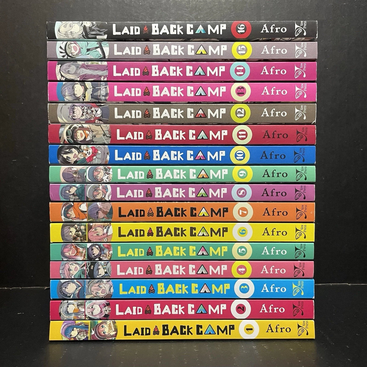 Laid-Back Camp Manga Volumes 1-16 Brand New English US Authentic
