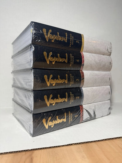 Vagabond Manga Definitive Edition Volumes 1-5 New Sealed Hardcover Viz Media