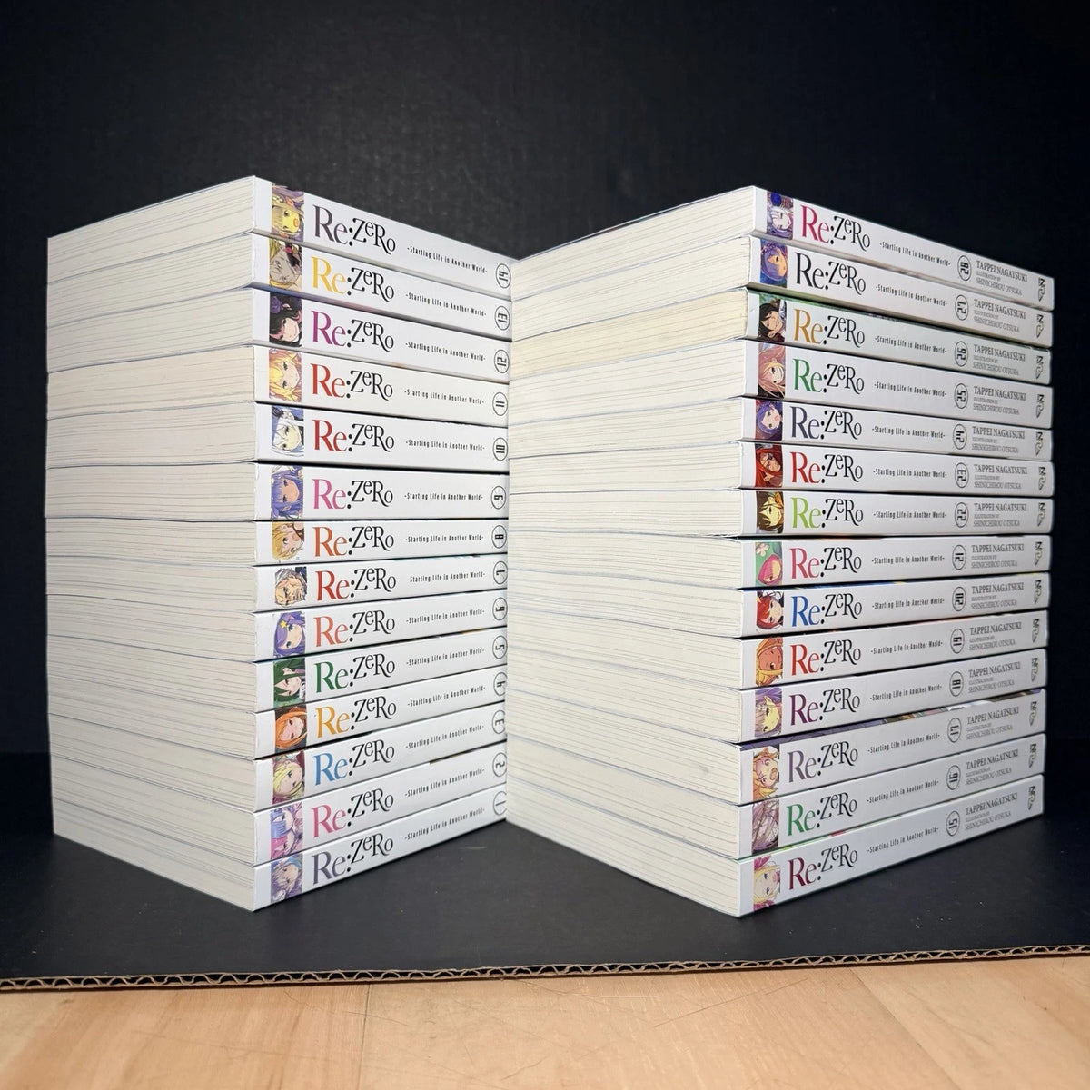 Re:Zero Light Novel Volumes 1-28 Brand New English US Authentic Yen Press