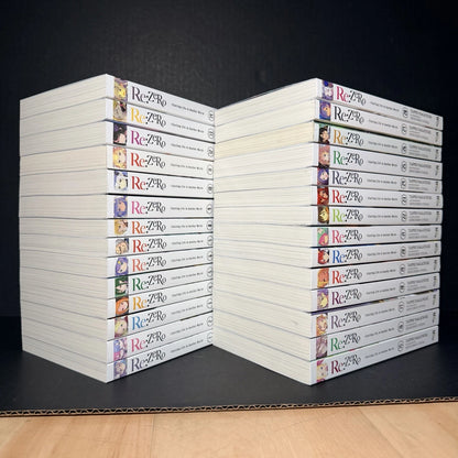 Re:Zero Light Novel Volumes 1-28 Brand New English US Authentic Yen Press