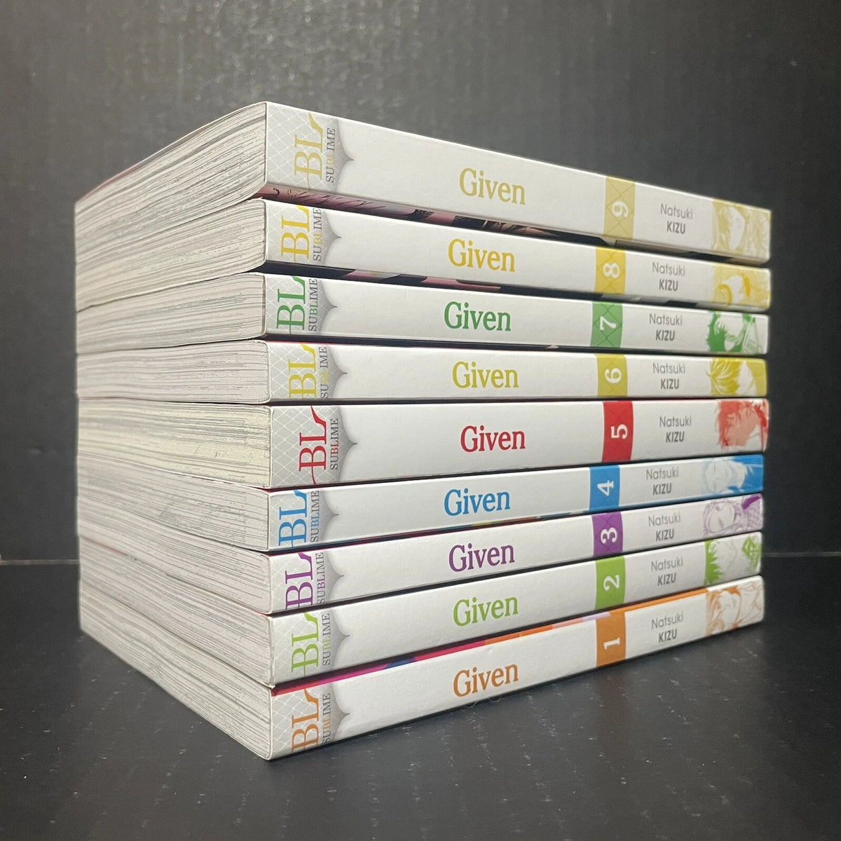 Given Manga Volumes 1-9 BL Brand New English Authentic