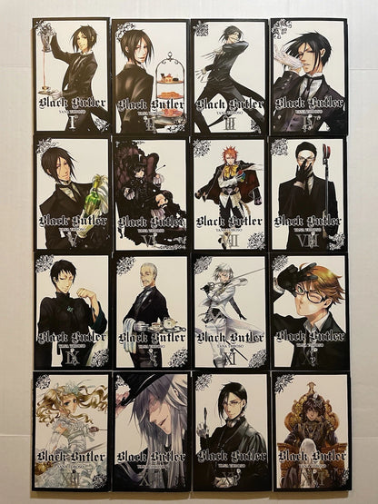 Black Butler Manga Volumes 1-33 Brand New English US Authentic Complete Set