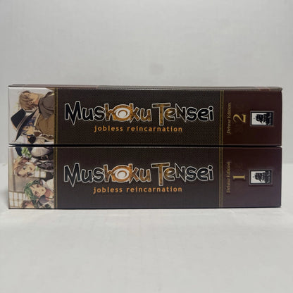 Mushoku Tensei Light Novel Deluxe Edition Volumes 1-2 New Hardcover US Authentic