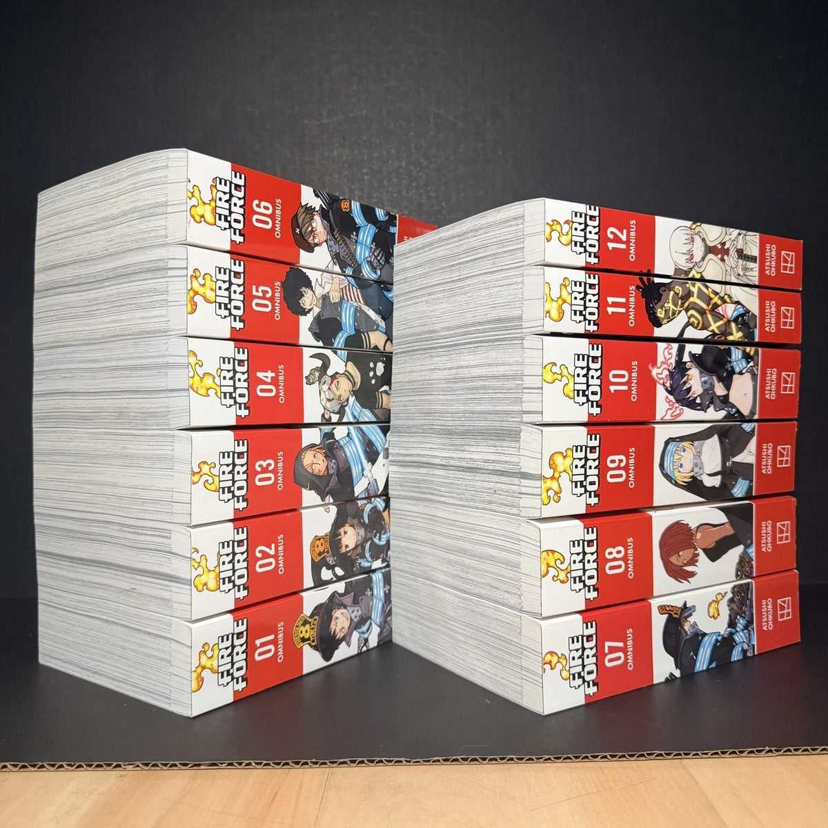Fire Force Manga Omnibus Volumes 1-12 English Brand New Authentic Complete Set