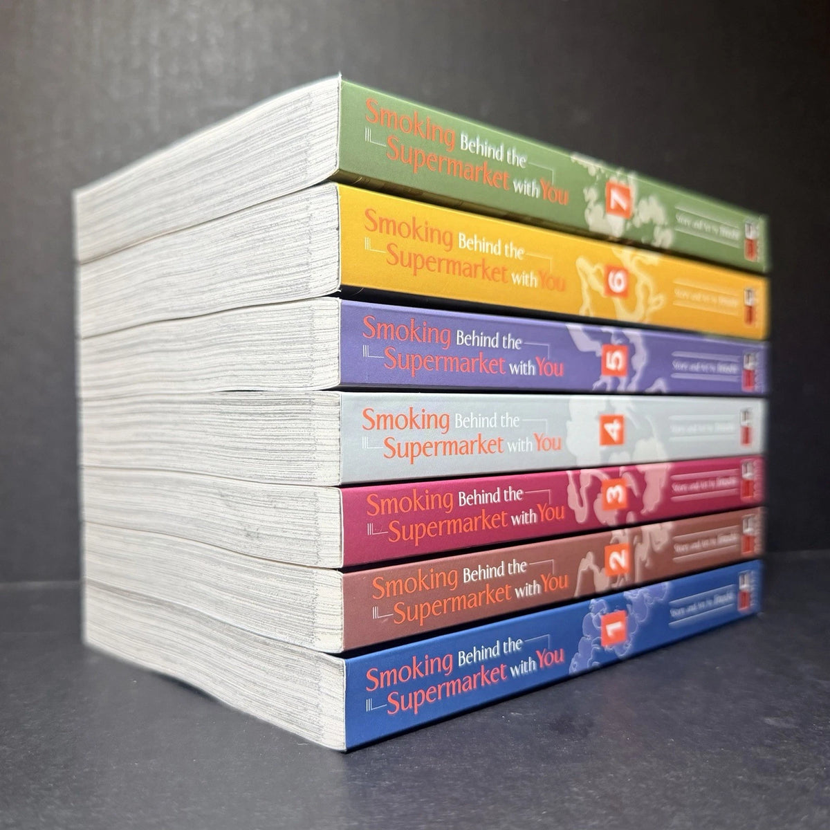 Smoking Behind the Supermarket with You Manga Volumes 1-7 English Authentic