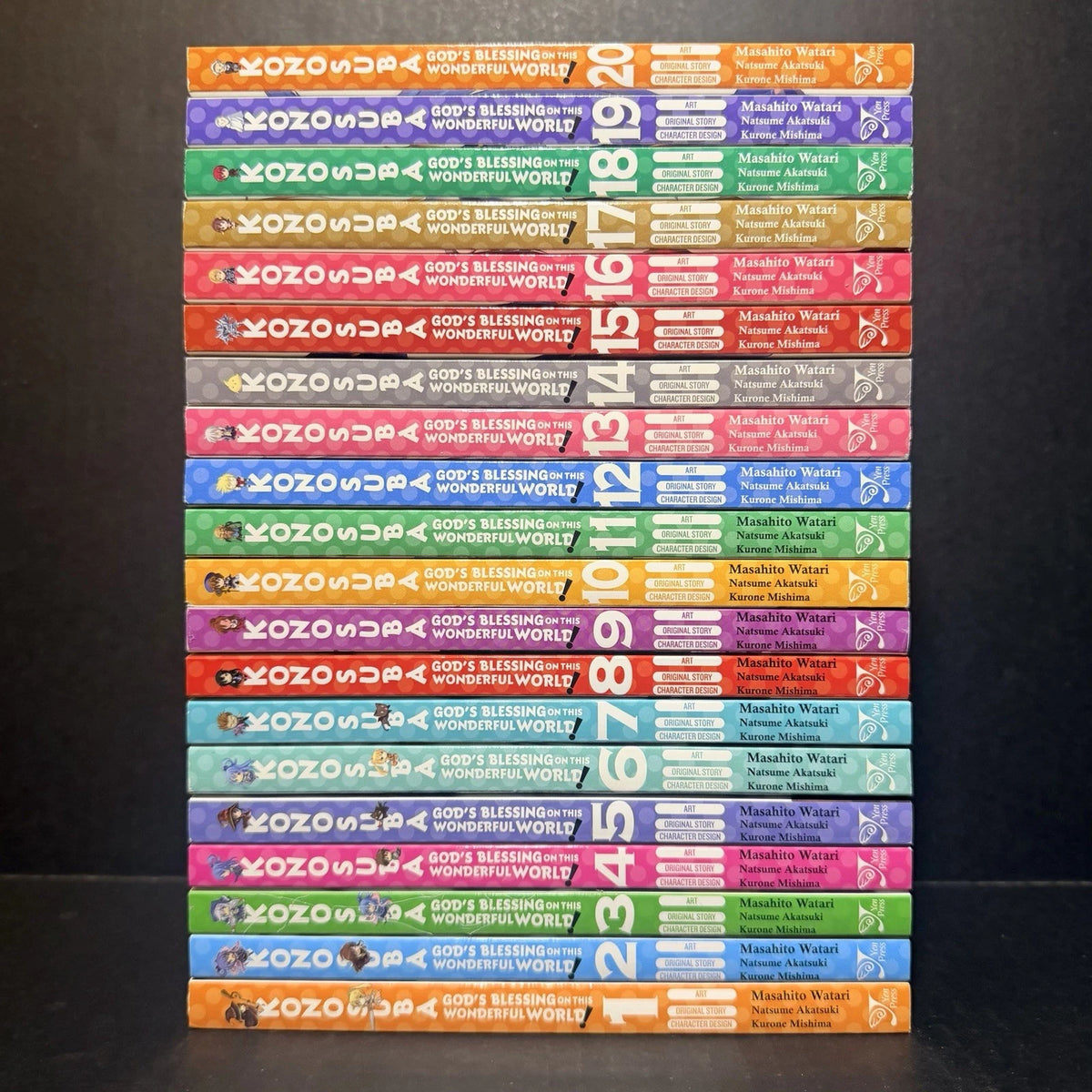 Konosuba Manga Volumes 1-20 Brand New English US Authentic Yen Press