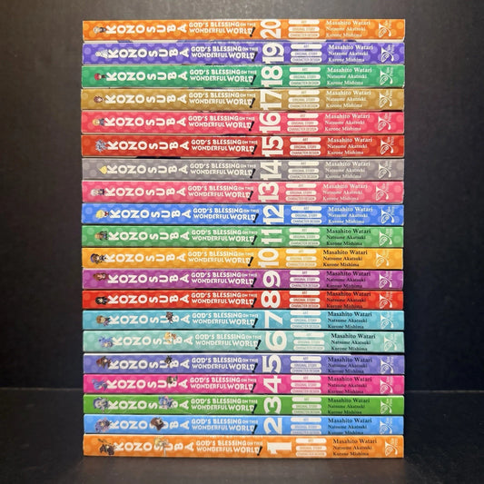 Konosuba Manga Volumes 1-20 Brand New English US Authentic Yen Press