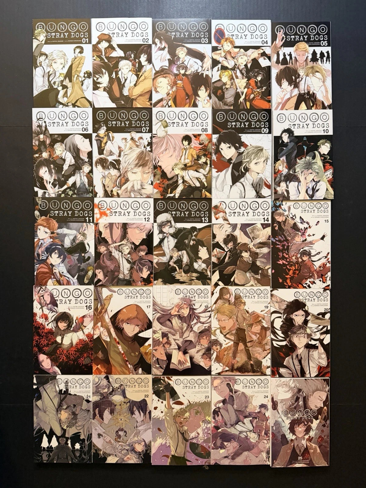 Bungo Stray Dogs Manga Volumes 1-25 Brand New English US Authentic