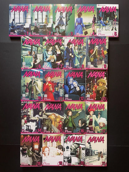 Nana Manga Volumes 1-21 English Complete Set Brand New US Authentic Viz Media