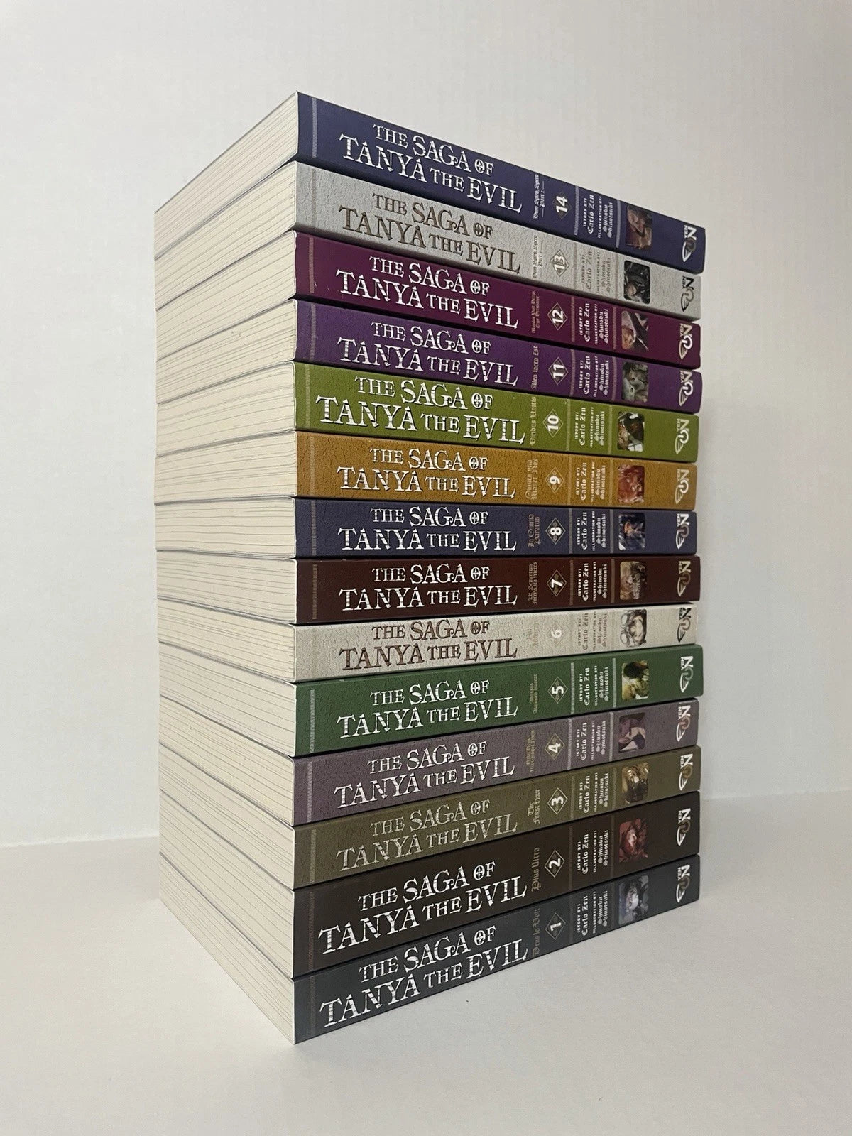 The Saga of Tanya the Evil Light Novel Volumes 1-14 Brand New English Authentic