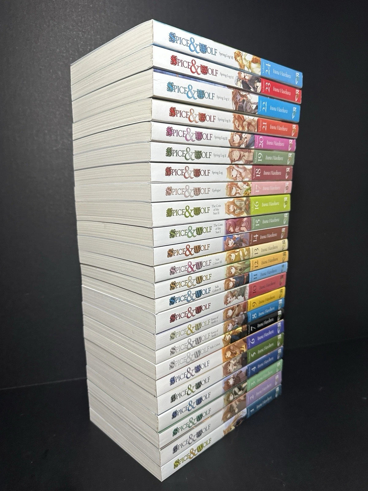Spice and Wolf Light Novel Volumes 1-24 Brand New English US Authentic Complete