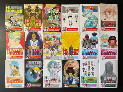 Hunter x Hunter Manga Volumes 1-37 Brand New English Authentic US Viz Media