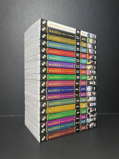 Mashle Magic and Muscles Manga Volumes 1-18 New English Authentic US Viz Media