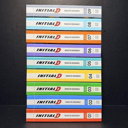 Initial D Manga Omnibus 1-9 (Includes Volumes 1-18) Brand New English Authentic