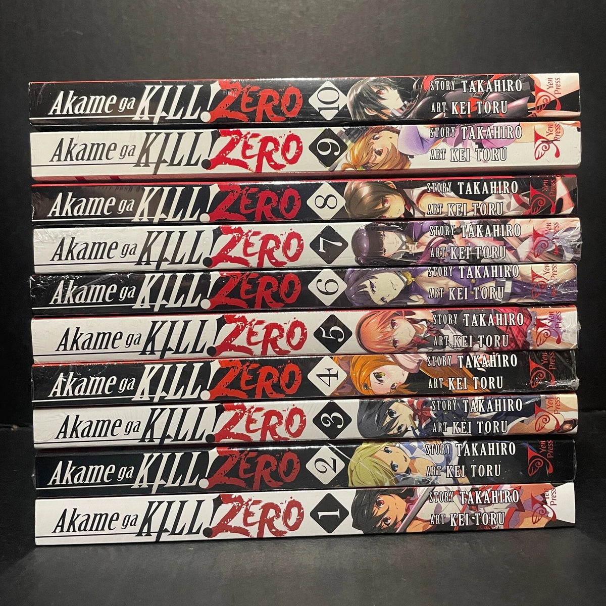 Akame Ga Kill! Zero Manga Volumes 1-10 Complete Set Brand New English Sealed