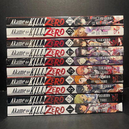 Akame Ga Kill! Zero Manga Volumes 1-10 Complete Set Brand New English Sealed