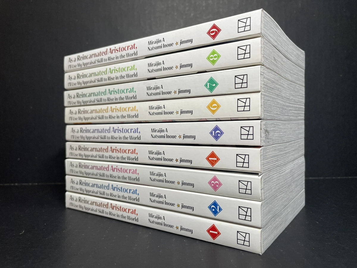 As a Reincarnated Aristocrat Manga Volumes 1-9 Brand New English Authentic