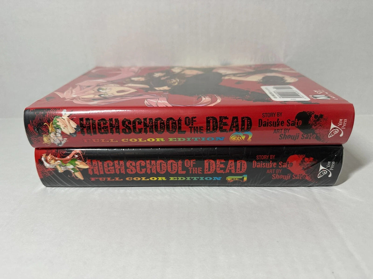 High School of the Dead Manga Full Color Omnibus Edition Volumes 1-2 New Sealed