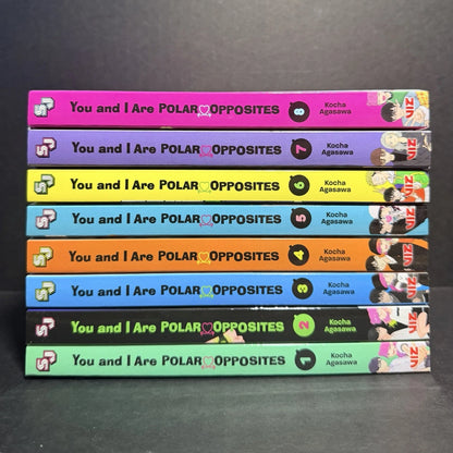 You and I Are Polar Opposites Manga Volumes 1-8 English New Authentic Complete